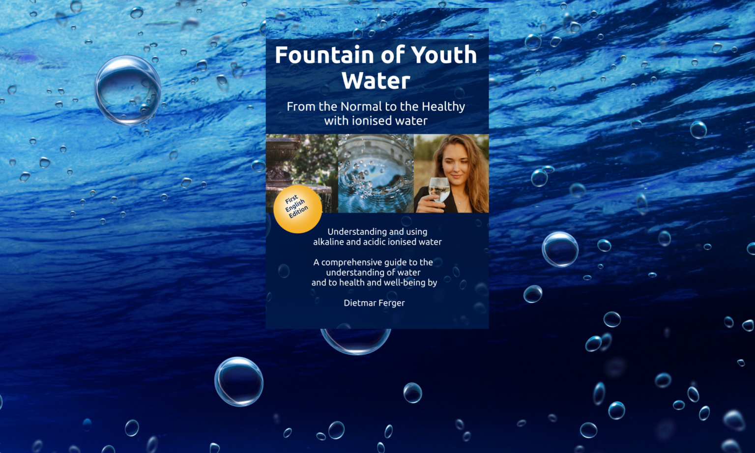 Healthy with ionised water Fountain of Youth Water